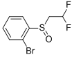 1-Bromo-2-(2,2-difluoroethylsulfinyl)benzene Structure,1162256-88-3Structure