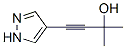 3-Butyn-2-ol, 2-methyl-4-(1h-pyrazol-4-yl)-(9ci) Structure,116228-46-7Structure