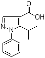 5-异丙基-1-苯基-1H-吡唑-4-羧酸结构式_116344-18-4结构式