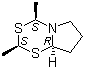 吡咯烷-[1,2e]-4H-2,4-二甲基-1,3,5-二噻嗪结构式_116505-60-3结构式