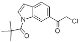 6-Chloroacetyl-1-(2,2-dimethylpropanoyl)indole Structure,116621-13-7Structure