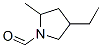 (9ci)-4-乙基-2-甲基-1-吡咯烷羧醛结构式_116679-50-6结构式