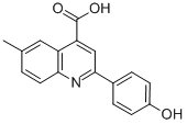 2-(4-Hydroxy-phenyl)-6-methyl-quinoline-4-carboxylic acid Structure,116734-15-7Structure