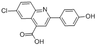 6-氯-2-(4-羟基苯基)喹啉-4-羧酸结构式_116734-19-1结构式