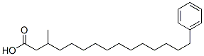 3-Methyl-15-phenylpentadecanoic acid Structure,116754-80-4Structure