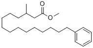 Methyl 3-methyl-15-phenylpentadecanoate Structure,116754-85-9Structure