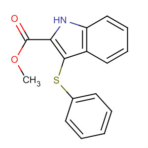 Methyl 3-(phenylthio)-1h-indole-2-carboxylate Structure,116757-24-5Structure