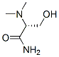 (r)-(9ci)-2-(二甲基氨基)-3-羟基丙酰胺结构式_116833-21-7结构式