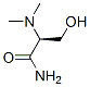 (s)-(9ci)-2-(二甲基氨基)-3-羟基丙酰胺结构式_116853-49-7结构式