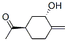 Ethanone, 1-(3-hydroxy-4-methylenecyclohexyl)-, trans-(9ci) Structure,116872-42-5Structure