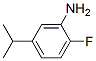 Benzenamine, 2-fluoro-5-(1-methylethyl)-(9ci) Structure,116874-67-0Structure