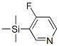 4-Fluoro-3-(trimethylsilyl)pyridine Structure,116922-61-3Structure