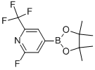 2-氟-4-(4,4,5,5-四甲基-[1,3,2]二噁硼烷-2-基)-6-(三氟甲基)吡啶结构式_1169459-44-2结构式