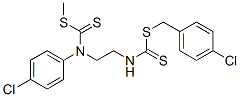 N,N-1,2-二乙基-C,C-双[(4-氯苯基)甲基]酯二硫代氨基甲酸结构式_1170-79-2结构式