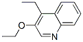 (9CI)-3-乙氧基-4-乙基喹啉结构式_117125-18-5结构式