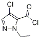 4-Chloro-1-ethyl-1h-pyrazole-5-carbonyl chloride Structure,1171932-05-0Structure