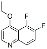 Quinoline, 4-ethoxy-5,6-difluoro- (9ci) Structure,117201-02-2Structure