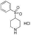 4-Benzenesulfonylpiperidine hydrochloride Structure,1172500-91-2Structure