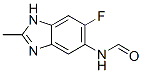 (9ci)-n-(6-氟-2-甲基-1H-苯并咪唑-5-基)-甲酰胺结构式_117275-70-4结构式