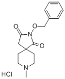 8-Methyl-2-(phenylmethoxy)-2,8-diazaspiro[4.5]decane-1,3-dione hydrochloride Structure,117280-96-3Structure