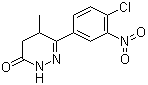 6-(4-Chloro-3-nitrophenyl)-4,5-dihydro-5-methyl-3(2h)-pyridazinone Structure,117397-88-3Structure