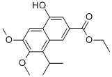 4-Hydroxy-6,7-dimethoxy-8-(1-methylethyl)-2-naphthalenecarboxylic acid ethyl ester Structure,1174764-48-7Structure