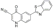 6-(2-Benzothiazolyl)-1,4-dihydro-4-oxo-3-quinolinecarbonitrile Structure,1175535-57-5Structure