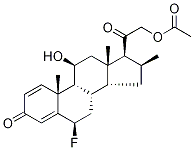 氟可龙乙酸酯结构式_1176-82-5结构式