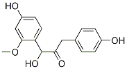 1-Hydroxy-1-(4-hydroxy-2-methoxyphenyl)
-3-(4-hydroxyphenyl)propan-2-one Structure,117614-84-3Structure