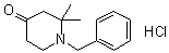 4-Piperidinone, 2,2-dimethyl-1-(phenylmethyl)-, hydrochloride Structure,117623-50-4Structure