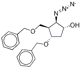 (1R,2r,3r,5s)-2-azido-4-(phenylmethoxy)-3-[(phenylmethoxy)methyl]-cyclopentanol Structure,117641-40-4Structure