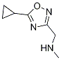 (5-Cyclopropyl-1,2,4-oxadiazol-3-yl)-n-methylmethanamine Structure,1177299-92-1Structure