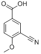 3-Cyano-4-methoxybenzoic acid Structure,117738-82-6Structure