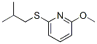 Pyridine, 2-methoxy-6-[(2-methylpropyl)thio]-(9ci) Structure,117765-07-8Structure