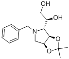 (S)-1-((3ar,4r,6as)-5-苄基-2,2-二甲基四氢-[1,3]二氧代[4,5-c]吡咯-4-基)-1,2-乙二醇结构式_117781-06-3结构式