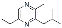 (9CI)-5-乙基-2-甲基-3-(2-甲基丙基)-吡嗪结构式_117783-43-4结构式