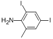 2,4-Diiodo-6-methylbenzenamine Structure,117832-09-4Structure