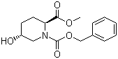 (2S,5r)-5-hydroxy-1,2-piperidinedicarboxylic acid 2-methyl 1-benzyl ester Structure,117836-27-8Structure