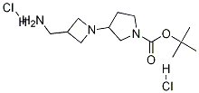 3-(3-氨基甲基-氮杂啶-1-基)-吡咯烷-1-羧酸叔丁酯双盐酸盐结构式_1179359-54-6结构式