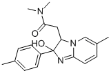 6-Methyl-n,n-dimethyl-2-(4-methylphenyl)-2-hydroxyimidazo1,2-alphapyridine-3-acetamide Structure,118026-14-5Structure