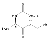 (R)-1-(苄基氨基)-4-甲基-1-氧代-2-戊基氨基甲酸叔丁酯结构式_118283-03-7结构式