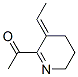 Ethanone, 1-(3-ethylidene-3,4,5,6-tetrahydro-2-pyridinyl)-(9ci) Structure,118355-72-9Structure