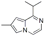 (9CI)-7-甲基-1-(1-甲基乙基)-吡咯并[1,2-a]吡嗪结构式_118356-01-7结构式