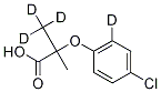 Clofibric-d4 acid (4-chlorophenyl-d4) Structure,1184991-14-7Structure