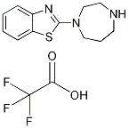 2-(1,4-二氮杂环庚烷-1-基)-1,3-苯并噻唑三氟乙酸酯结构式_1185033-39-9结构式