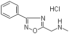 N-methyl-3-phenyl-1,2,4-oxadiazole-5-methanamine hydrochloride Structure,1185300-67-7Structure