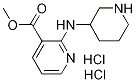 2-(哌啶-3-基氨基)-烟酸甲酯盐酸盐结构式_1185307-66-7结构式