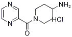 (4-Amino-piperidin-1-yl)-pyrazin-2-yl-methanone hydrochloride Structure,1185308-94-4Structure