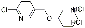 2-Chloro-5-(piperidin-3-yloxymethyl)-pyridine dihydrochloride Structure,1185309-77-6Structure