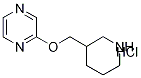 2-(哌啶-3-基甲氧基)-吡嗪盐酸盐结构式_1185309-79-8结构式